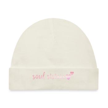 Soul Sisters - Baby Premium Organic Mütze - Naturweiß - Vorne
