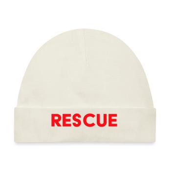 Rescue Retter in der Not - Baby Premium Organic Mütze - Naturweiß - Vorne