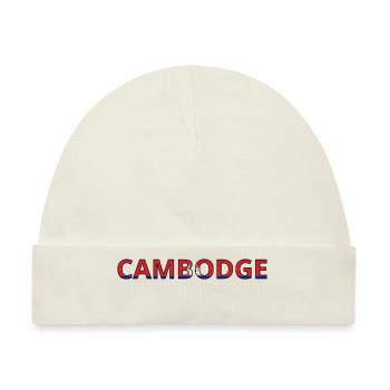 Flagge von Kambodscha - Baby Premium Organic Mütze - Naturweiß - Vorne