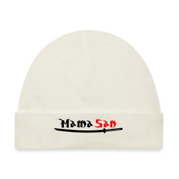 Mama San - Baby Premium Organic Mütze - Naturweiß - Vorne