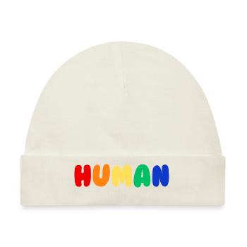 Human Pride - Baby Premium Organic Mütze - Naturweiß - Vorne