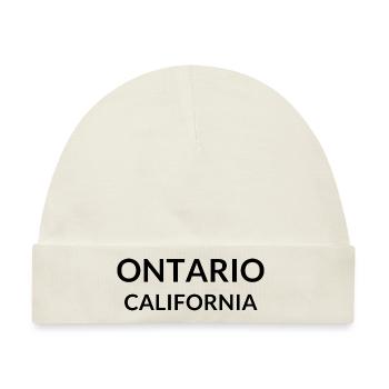 Ontario California USA - Baby Premium Organic Mütze - Naturweiß - Vorne