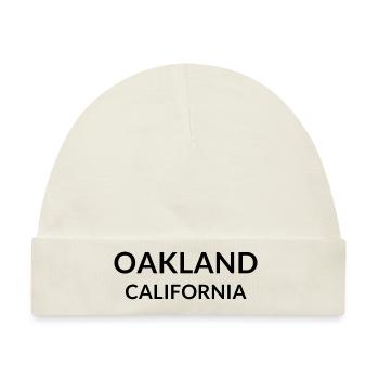 Oakland California USA - Baby Premium Organic Mütze - Naturweiß - Vorne