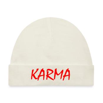 Karma - Baby Premium Organic Mütze - Naturweiß - Vorne