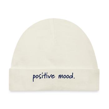 positive mood - Baby Premium Organic Mütze - Naturweiß - Vorne