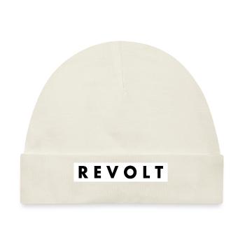 Revolt - Baby Premium Organic Mütze - Naturweiß - Vorne
