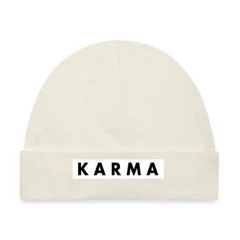 Karma - Baby Premium Organic Mütze - Naturweiß - Vorne