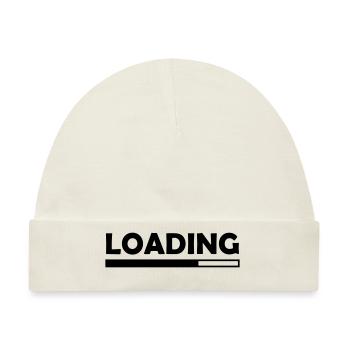 Loading - Baby Premium Organic Mütze - Naturweiß - Vorne
