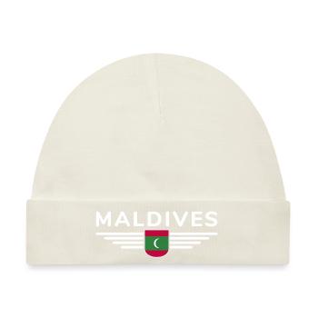 Malediven Fans: Exklusive Shirts - Baby Premium Organic Mütze - Naturweiß - Vorne