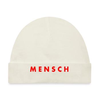 Mensch - Baby Premium Organic Mütze - Naturweiß - Vorne