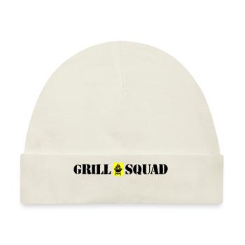 Grill Squad Grillen - Baby Premium Organic Mütze - Naturweiß - Vorne
