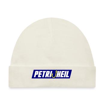 Petri Heil Angelhaken - Baby Premium Organic Mütze - Naturweiß - Vorne