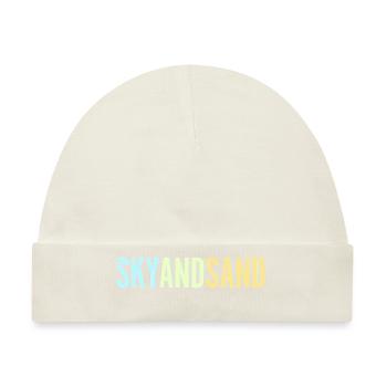 Sky And Sand - Baby Premium Organic Mütze - Naturweiß - Vorne