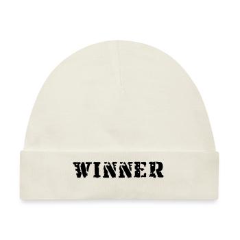 Winner - Baby Premium Organic Mütze - Naturweiß - Vorne