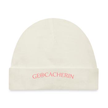 Geocacherin - Baby Premium Organic Mütze - Naturweiß - Vorne