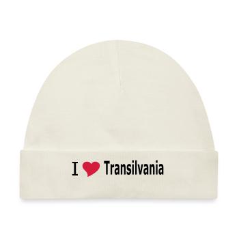 I love Transilvania - Transylvania - Siebenbürgen - Baby Premium Organic Mütze - Naturweiß - Vorne