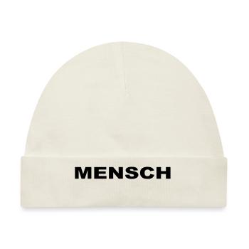 Mensch-3 - Baby Premium Organic Mütze - Naturweiß - Vorne