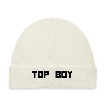 top boy - Baby Premium Organic Mütze - Naturweiß - Vorne