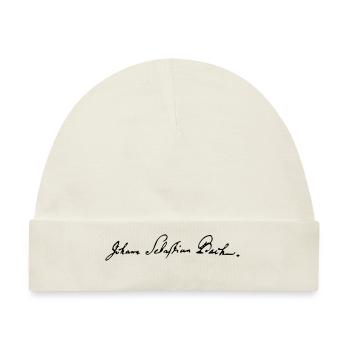 Johann Sebastian Bach Signature - Baby Premium Organic Mütze - Naturweiß - Vorne