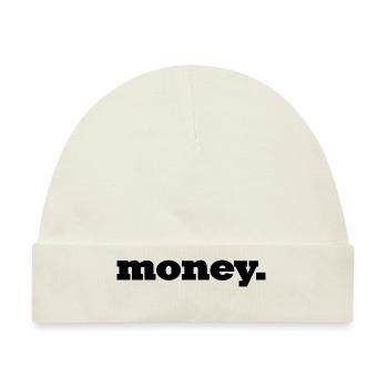 Geld / Money / Kohle - Baby Premium Organic Mütze - Naturweiß - Vorne
