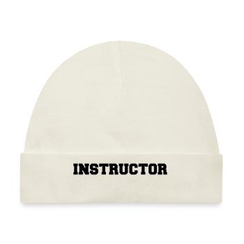Instructor - Baby Premium Organic Mütze - Naturweiß - Vorne