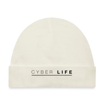 CYBERLIFE_2 - Baby Premium Organic Mütze - Naturweiß - Vorne
