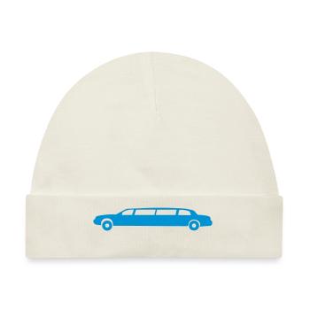 Limousine Auto, weil ein - Baby Premium Organic Mütze - Naturweiß - Vorne