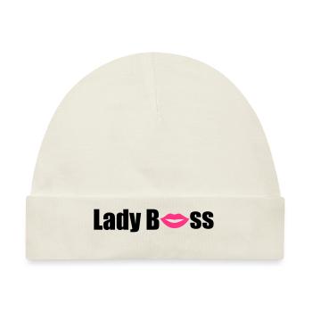 Lady Boss - Baby Premium Organic Mütze - Naturweiß - Vorne