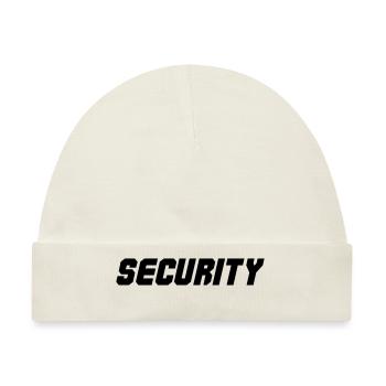 security - Baby Premium Organic Mütze - Naturweiß - Vorne