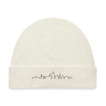 Skyline - Augsburg - Baby Premium Organic Mütze - Naturweiß - Vorne