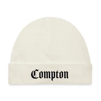 Hip Hop Rap Compton Gangsta Musik Geschenk - Baby Premium Organic Mütze - Naturweiß - Vorne