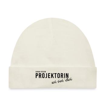 Human Design Projektorin Ich seh dich shirt - Baby Premium Organic Mütze - Naturweiß - Vorne