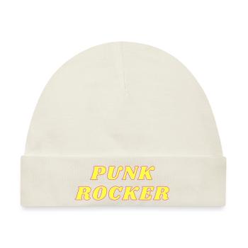 Punk Rocker - Rock Musiker - Baby Premium Organic Mütze - Naturweiß - Vorne