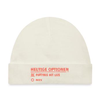 luis - Baby Premium Organic Mütze - Naturweiß - Vorne