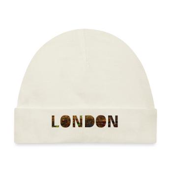 London - Baby Premium Organic Mütze - Naturweiß - Vorne
