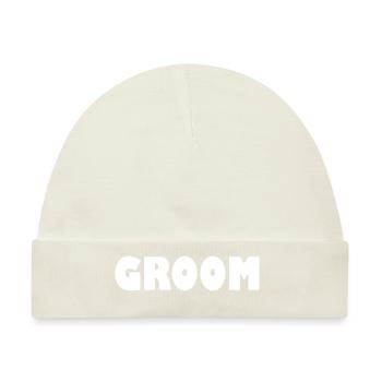 Groom - Baby Premium Organic Mütze - Naturweiß - Vorne