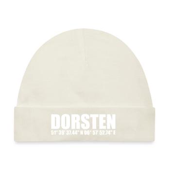Dorsten Koordinaten - Baby Premium Organic Mütze - Naturweiß - Vorne
