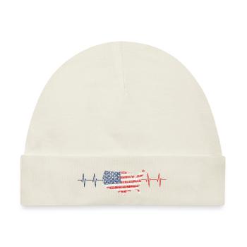 Amerika America - Baby Premium Organic Mütze - Naturweiß - Vorne