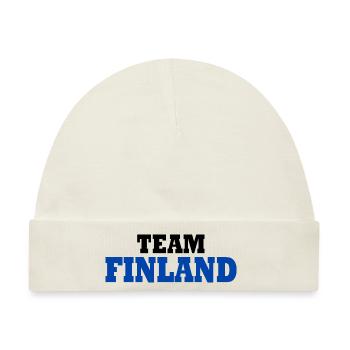 Finnland - Baby Premium Organic Mütze - Naturweiß - Vorne
