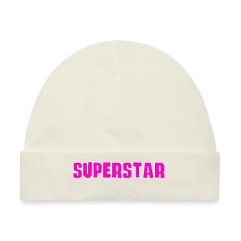Superstar - Baby Premium Organic Mütze - Naturweiß - Vorne