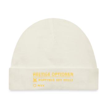 william - Baby Premium Organic Mütze - Naturweiß - Vorne