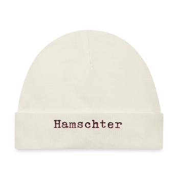 Schweizerdeutsch Hamster - Baby Premium Organic Mütze - Naturweiß - Vorne