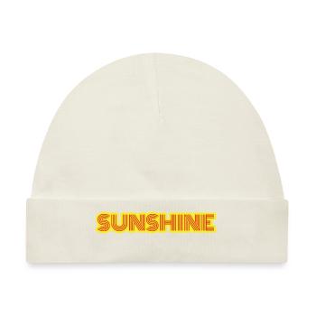 Sonnenschein - Baby Premium Organic Mütze - Naturweiß - Vorne