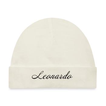 Leonardo - Baby Premium Organic Mütze - Naturweiß - Vorne