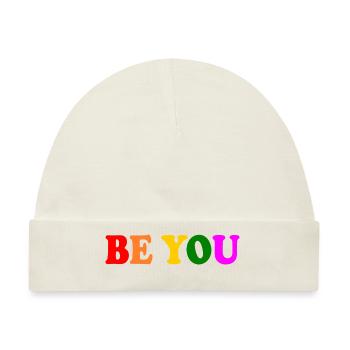 Be you - Baby Premium Organic Mütze - Naturweiß - Vorne