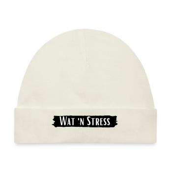 Wat´n Stress Ruhrpott Slang - Baby Premium Organic Mütze - Naturweiß - Vorne
