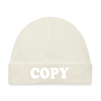Copy - Baby Premium Organic Mütze - Naturweiß - Vorne