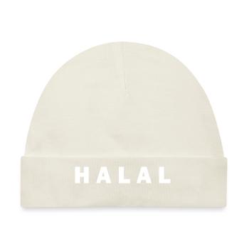 Halal - Baby Premium Organic Mütze - Naturweiß - Vorne
