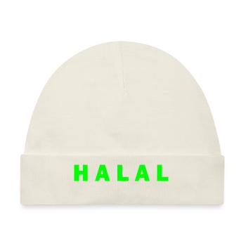 Halal - Baby Premium Organic Mütze - Naturweiß - Vorne