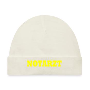 Notarzt - Baby Premium Organic Mütze - Naturweiß - Vorne